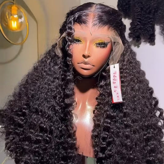 Human Hair Wig Deep Curly