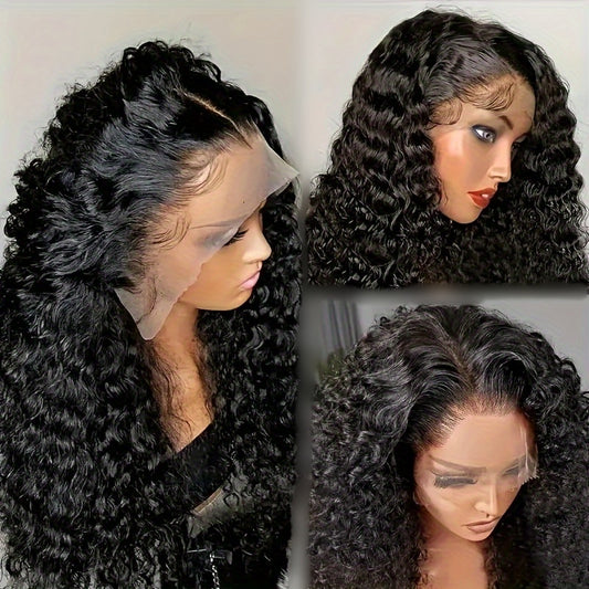 Human Hair Wig Deep Curly