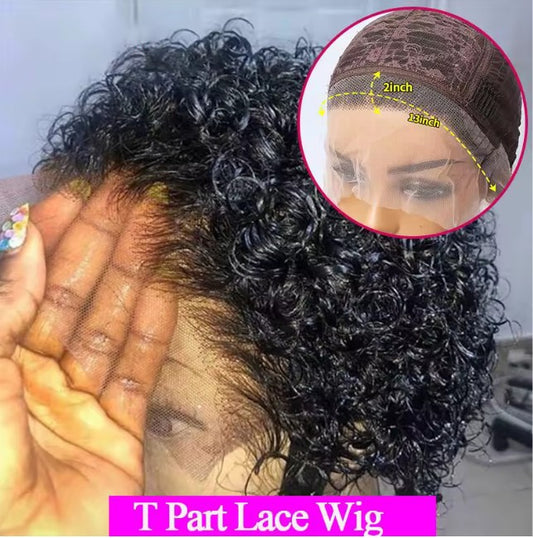 Remy Raw Indian Hair Short Pixie Curly Human